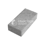 Тротуарная плитка 20х10х10 см, серо-белая на камне