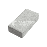 Тротуарная плитка 10х20х4 см, белая на камне
